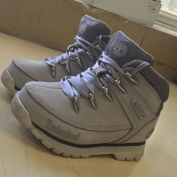 Kids Toddler Timberland Boots Grey size 8 - Picture 6 of 7